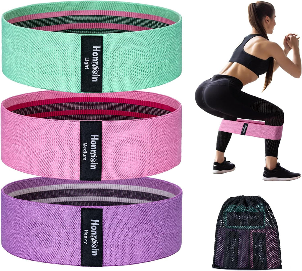 Bandas De Resistencia Premium Para Hacer Ejercicio Ligas Accesorios Gym Set 3Pcs