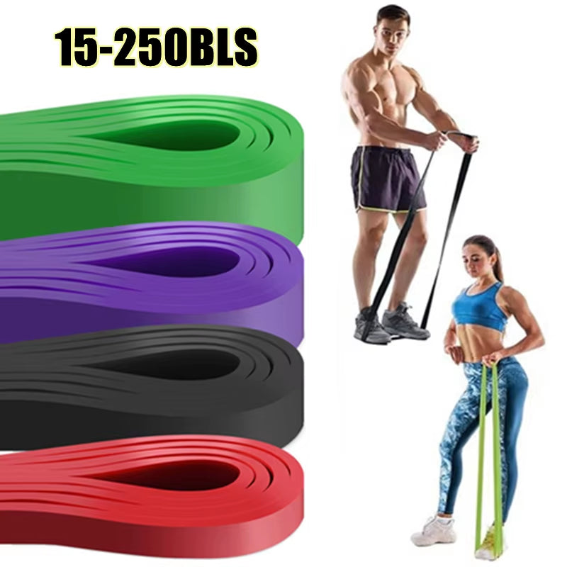 5~230Lbs Fitness Resistance Band Boxing Agility Training Workout Gym Equipment Yoga Pilates Accessories Rubber Band Home Gym