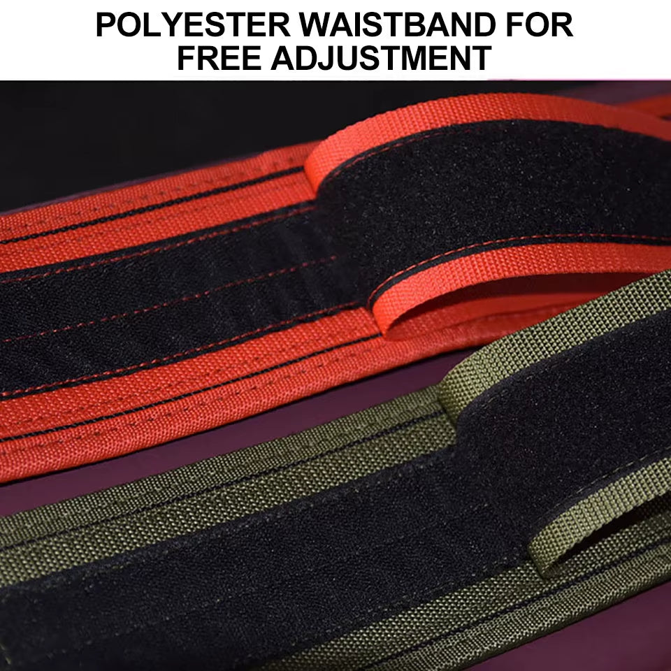Fitness Weightlifting Belt Squat Pull-Up Adjustable Lumbar Support Metal Buckle Cross Training Gym Strength Lifting
