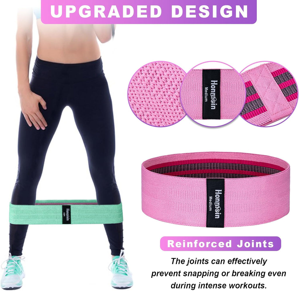 Bandas De Resistencia Premium Para Hacer Ejercicio Ligas Accesorios Gym Set 3Pcs