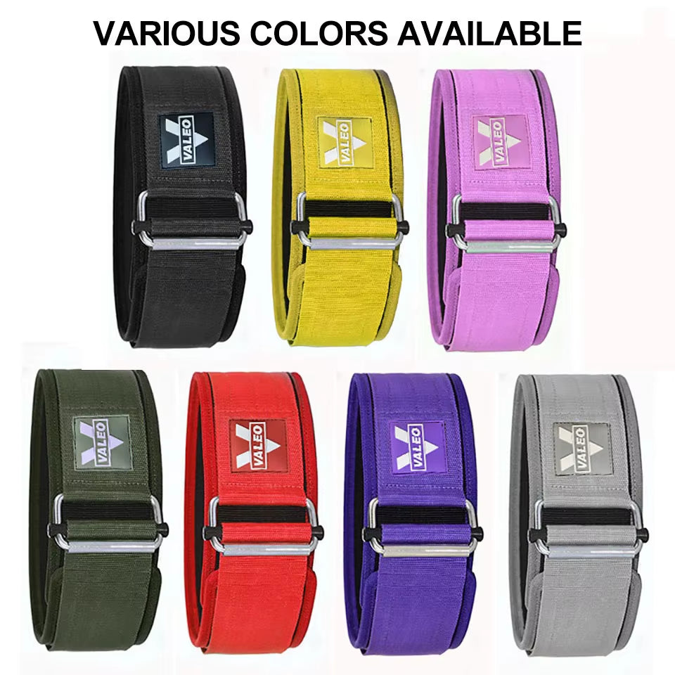 Fitness Weightlifting Belt Squat Pull-Up Adjustable Lumbar Support Metal Buckle Cross Training Gym Strength Lifting