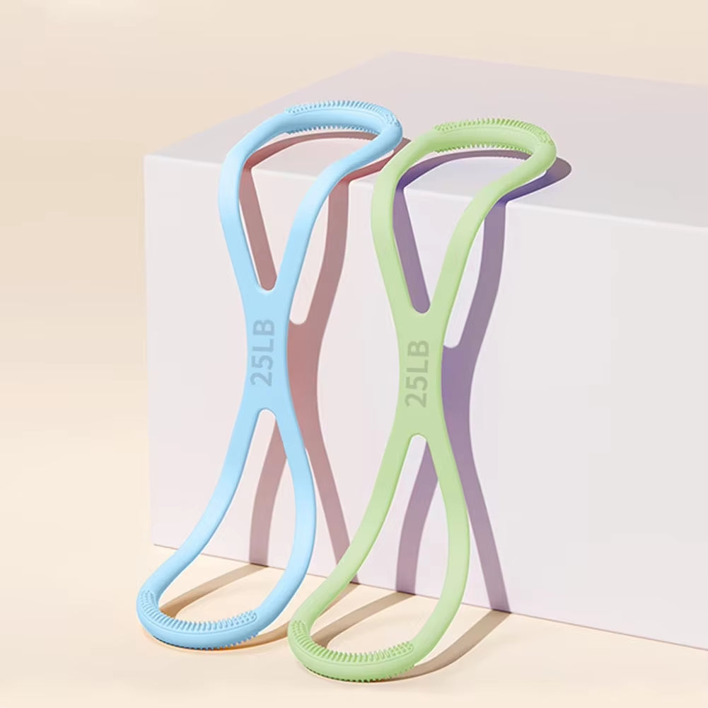 Figure 8 Fitness Resistance Band Yoga Resistance Band Shoulder Stretch Band for Home Chest Arm Exercise